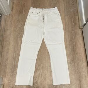 Agolde white jeans